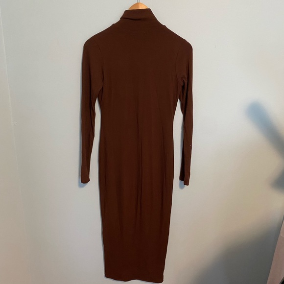 NAKED WARDROBE The NW Turtleneck Midi Dress - Picture 2 of 3